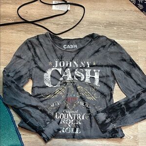 Ash Gray Cash Graphic Shirt